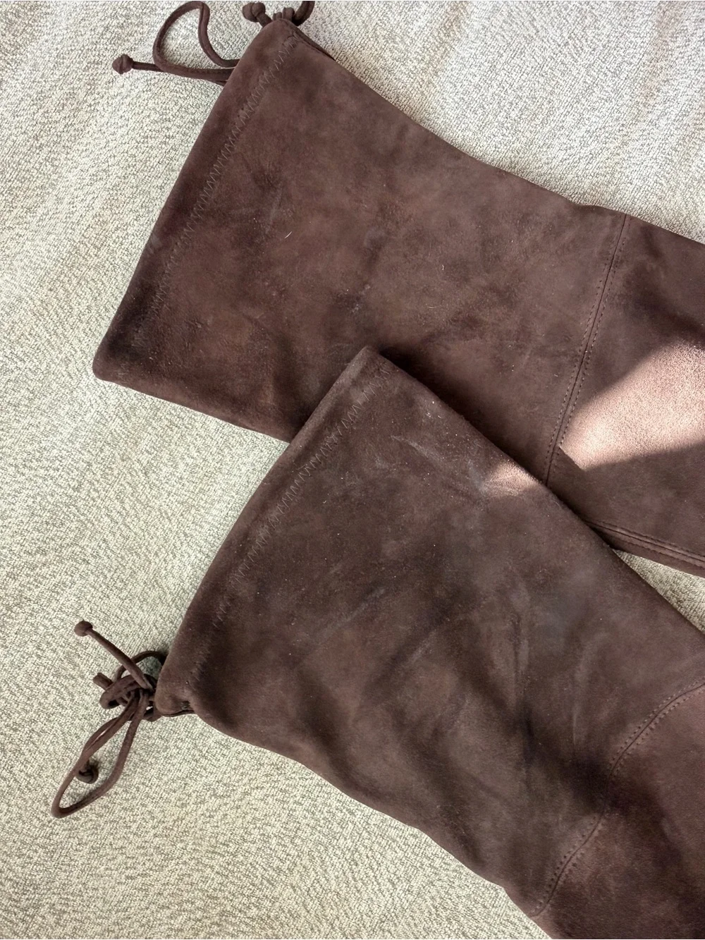 Stuart Weitzman Chocolate Brown Suede Over-the-Knee Boots size 6